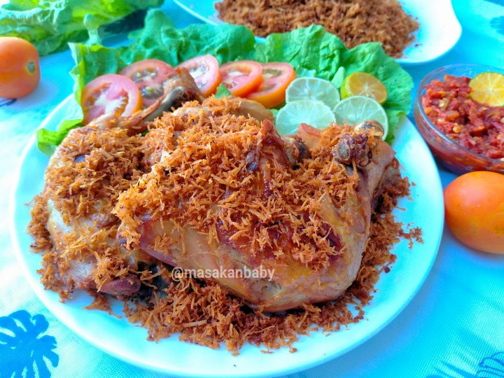 Resep Ayam goreng serundeng Kelapa Sederhana, Lezat