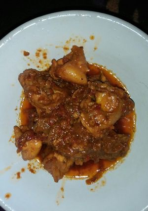 Foto resep Kerongkongan / tulang ayam pedes manis