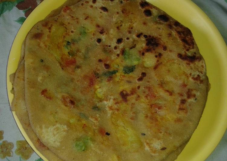 Steps to Prepare Award-winning Mix vegetable paratha