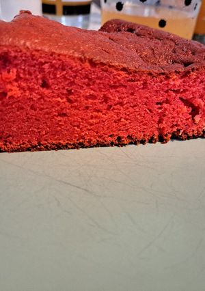 Une photo de Cake fraise tagada