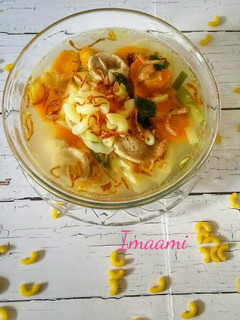 Foto resep Sop Bakso Makaroni
