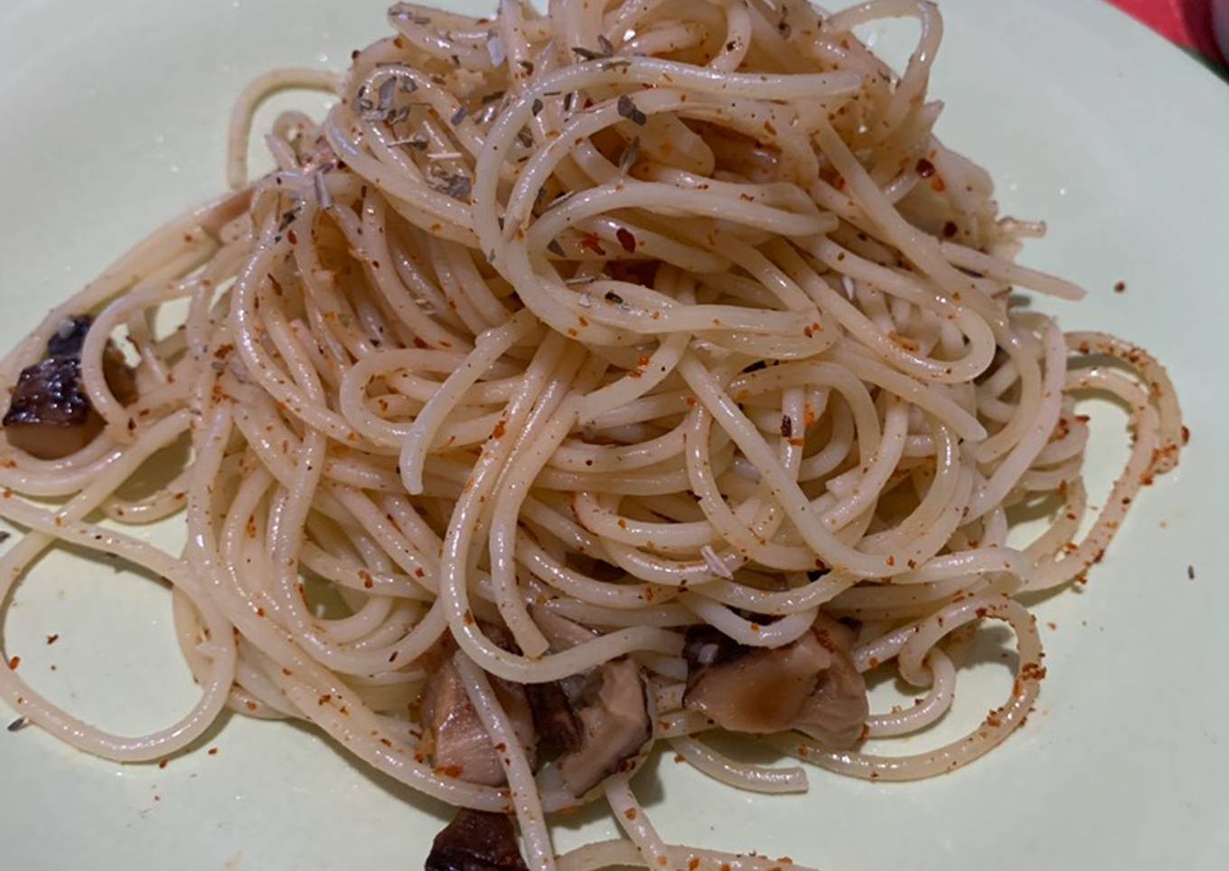 Spageti Aglio olio VEGETARIAN