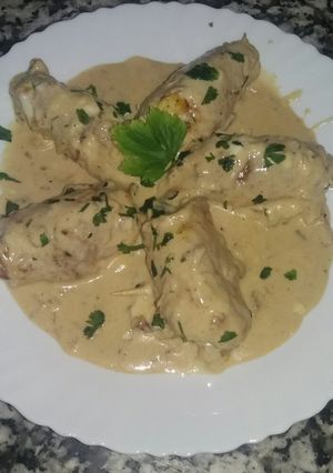صورة لوصفة اسكالوب محشي بالجبن والفطر