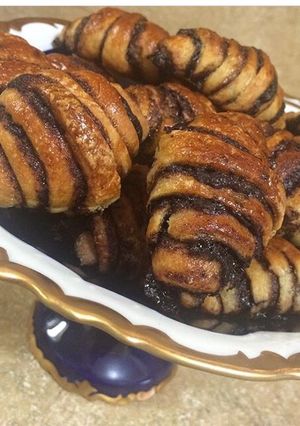 A picture of Chocolate Rugelach.