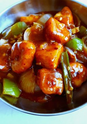 A picture of Chilli Paneer.