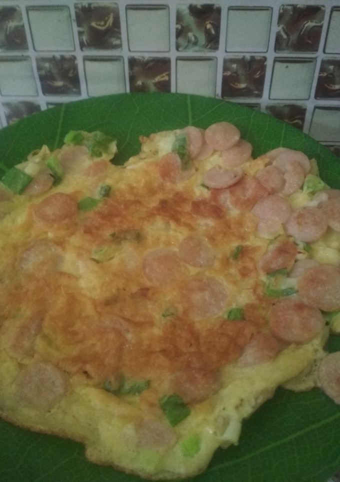 Foto resep Telur Dadar Sosis