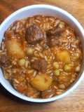 Guiso de Carne con Arroz