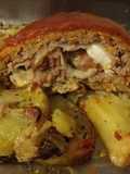 Rollo de carne picada al gusto