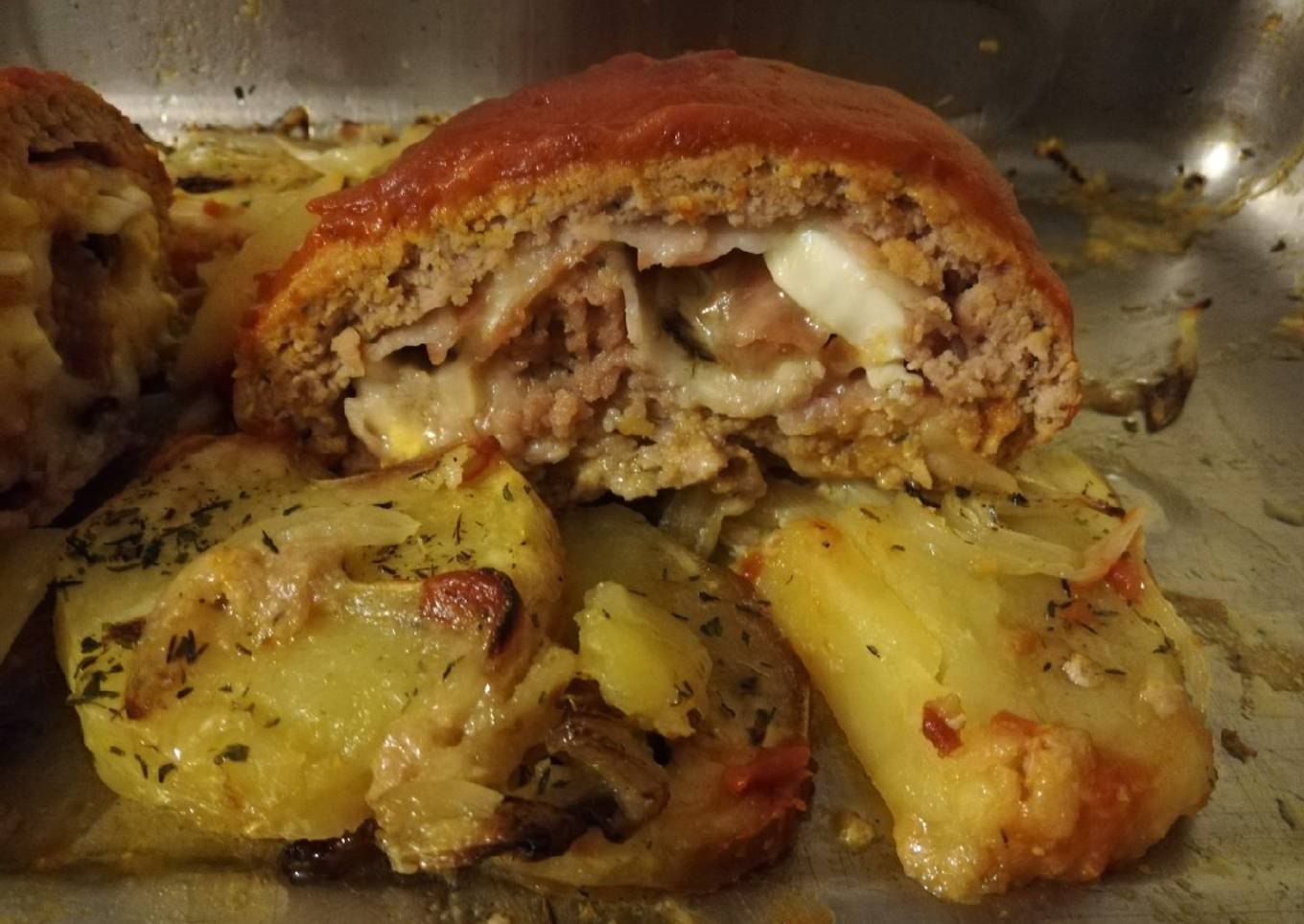 Rollo de carne picada al gusto