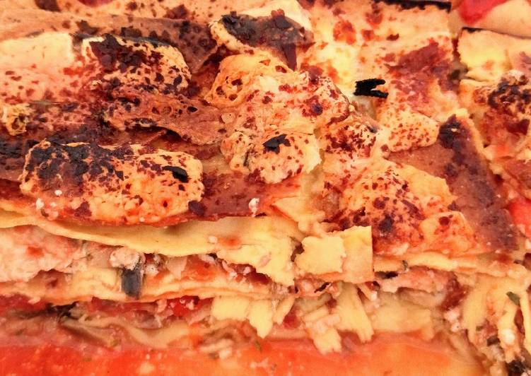 Comment Cuisiner Lasagnes au poulet et champignons
