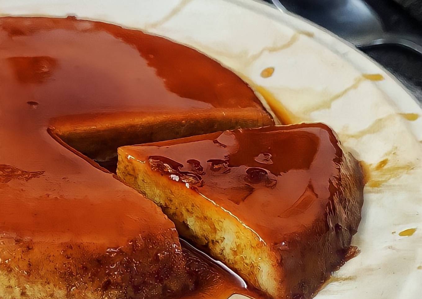 Banana caramel pudding