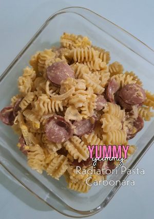 Foto resep Radiatori Pasta Carbonara