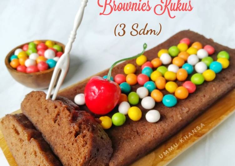 Cara Gampang Membuat Brownies Kukus (3sdm) yang Bisa Manjain Lidah