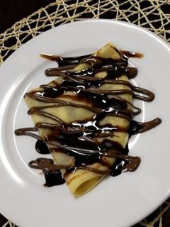 صورة لوصفة كريب النوتيلا والموز