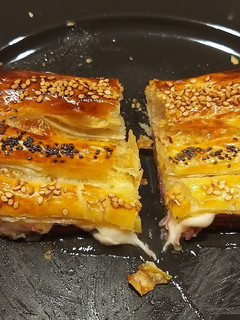 Foto di Torta salata cotto e formaggio