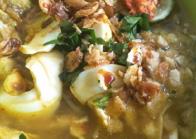 Soto ayam ceker