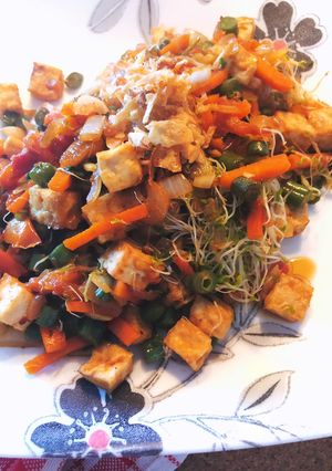 Foto resep Tumis tahu dan sayur