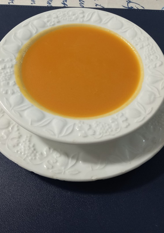 Una foto de 224. Puré de batata, zanahoria y calabaza