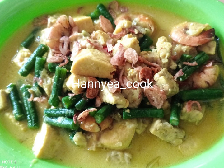 Bagaimana Menyiapkan Udang sayur kuah santan, Enak Banget