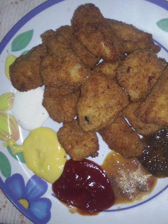 Una foto de Nuggets de pollo frito/horno