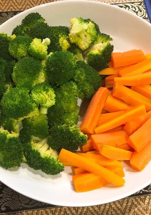 A picture of Steamed vegetable.