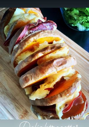 Une photo de Rôti de butternut aux restes de raclette