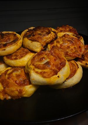 Pizzás csiga recept fotója
