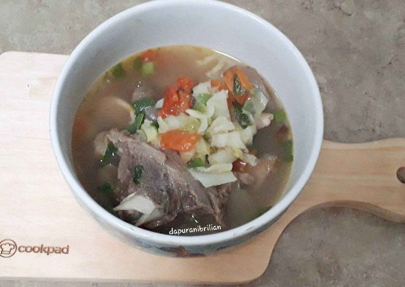 Sop kambing super empuk enak anti bau