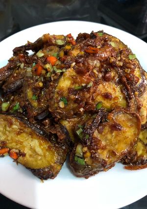 Foto resep Terong raos ala resto pandang wangi