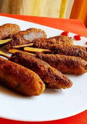 A picture of Chicken skewers.