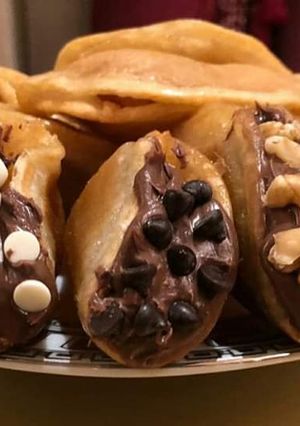 صورة لوصفة قطايف بالشوكولاتة