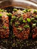 Honey Glazed Garlic Salmon