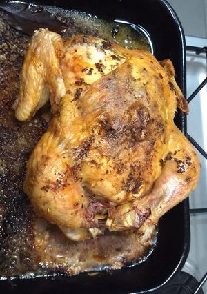 Una foto de Pollo a la sal