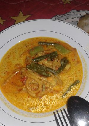 Foto resep Mie kuah lontong medan