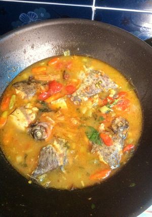 Foto resep Sop ikan bawal asam pedas
