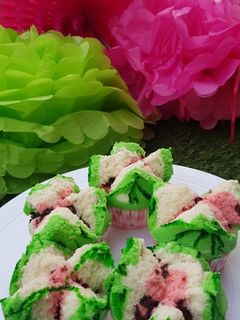 Foto resep Bolu Kukus Semangka Mekar Sempurna