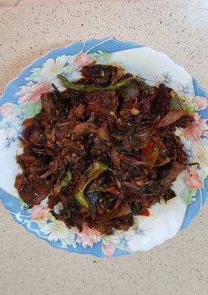 A picture of Bombay duck fry.