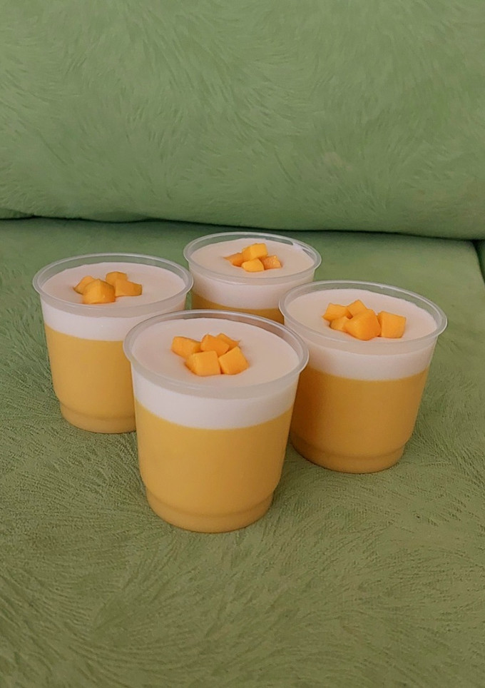 Foto resep Puding Mangga + Vla creamy