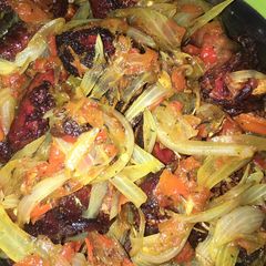 A picture of Pepper chicken🍗🍖.