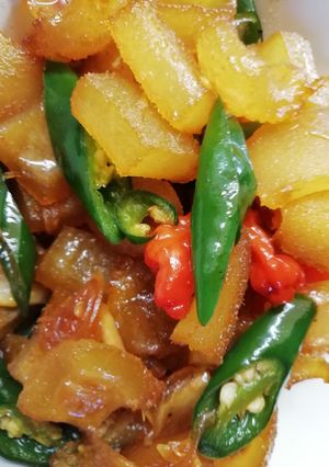 Foto resep Tumis kikil cabe ijo