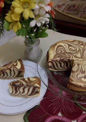 Foto resep Zebra Cake Putih Telur