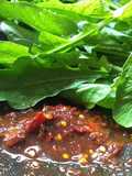 Rujak Daun Lobak (mentah)