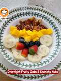 👩‍🍳Overnight Fruity Oats & Crunchy Nuts