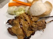 A picture of indonesian satay