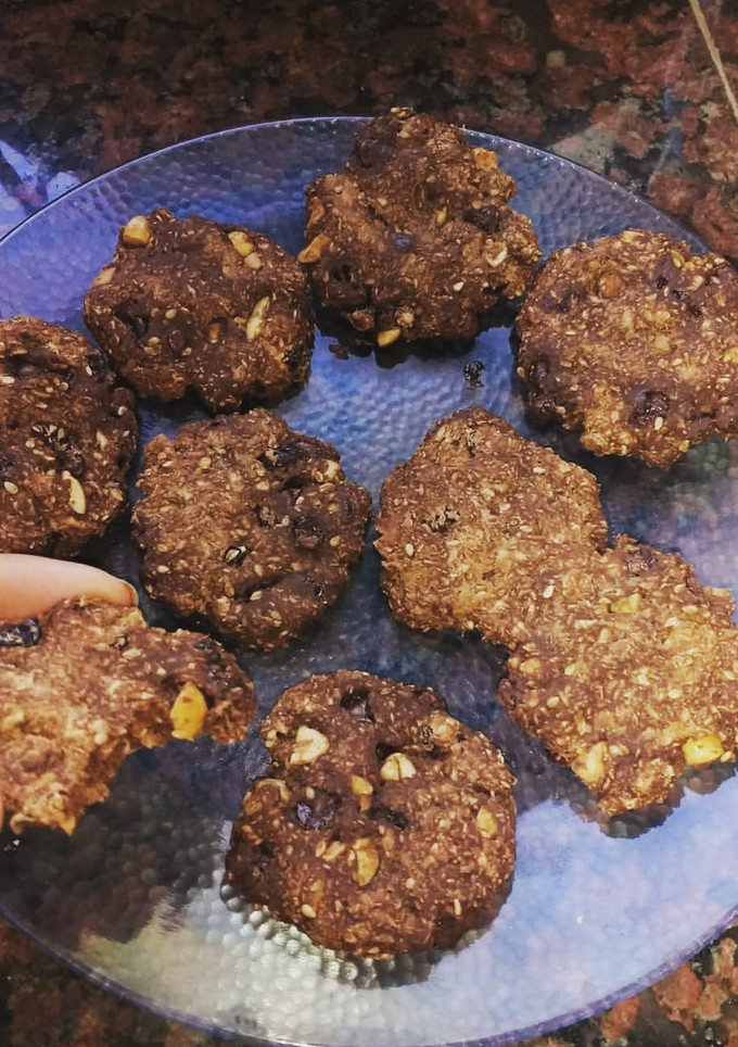 Una foto de Galletitas de chocolate veganas