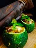 Zucchini rellenos con cochayuyo