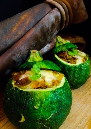 Una foto de Zucchini rellenos con cochayuyo