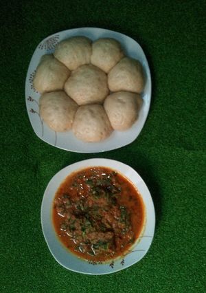 A picture of Alkubus da miyar taushe.