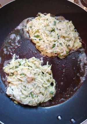 Une photo de Pancakes de courgettes