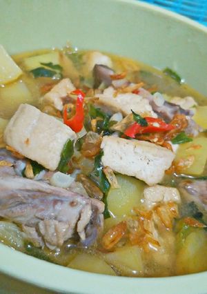 Foto resep Sup Ayam Kentang Tahu